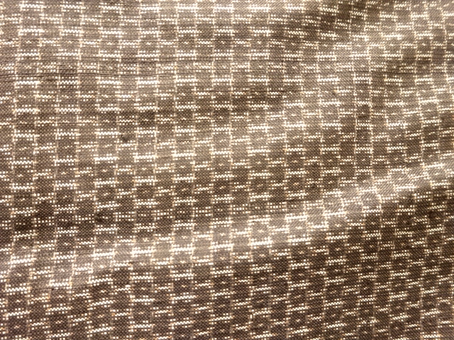 JAPANESE KIMONO / ANTIQUE MENS KIMONO / SILK / DORO OSHIMA TSUMUGI